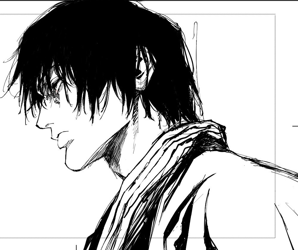 hourlytoji_'s tweet image. This official art of toji, thank you mappa 😩😩😮‍💨😮‍💨