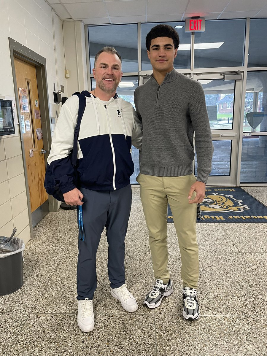 roninsimm's tweet photo. Thank you @PJVolker for stopping by today! 
#GoNavy https://t.co/TAVMH7zi8N