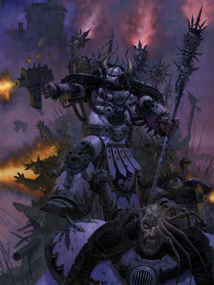 HeavyMetalInk's tweet image. Warhammer 40K art by Wayne England 🔥🗡️