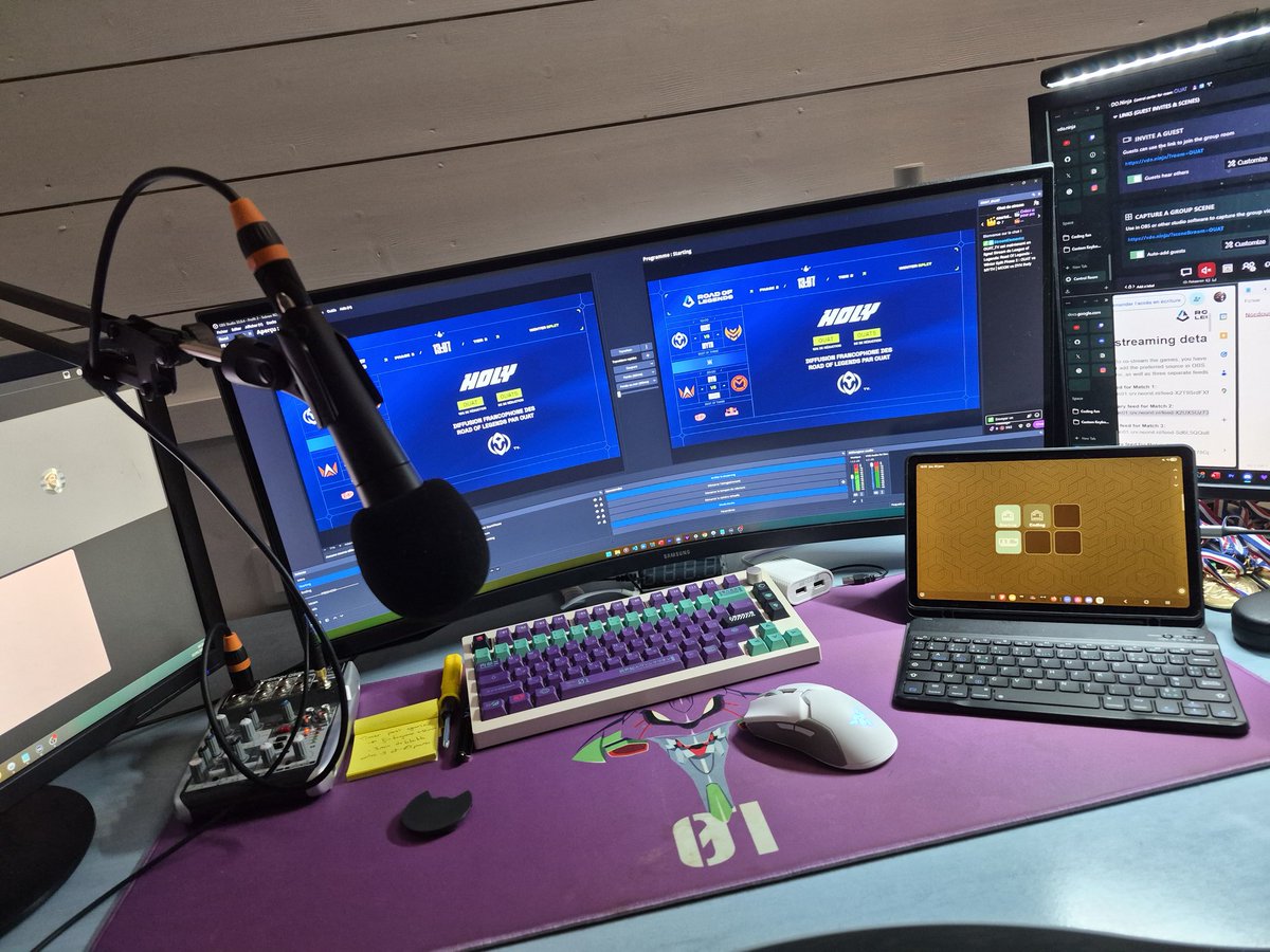 Ce soir régie pour 2 Bo3 de folie ! Merci <a href="/ouat_lol/">Once Upon A Team</a> pour l’opportunité ! 
Pour voir les 2 Bo de la ROL -> twitch.tv/ouat_tv?sr=a