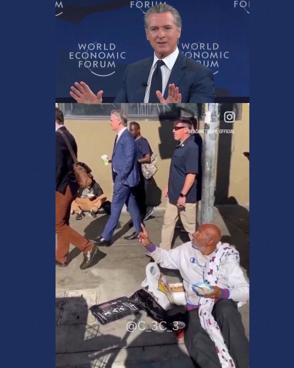C_3C_3's tweet image. Gavin Newsom is in Davos talking about corruption.

While…

The corruption in California is insane.

Gavin Newsom has “spent” $24 billion to end homelessness.

Homelessness actually increased by 35,000 people.

Where did that $24 billion really go? Sounds corrupt!

The nerve.