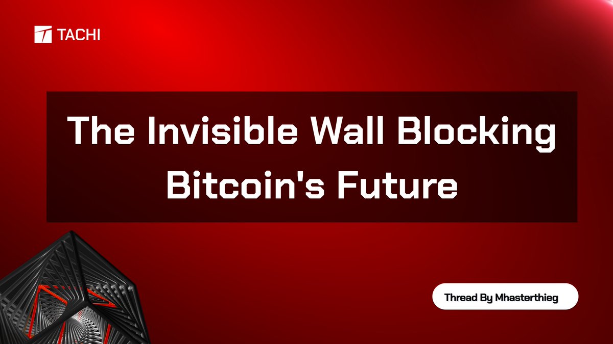 MhasterThieg's tweet image. The Invisible Wall

📍We are witnessing a $1.1 Trillion standoff.
📍Bitcoin is the most secure asset on Earth, but it is currently "trapped" in a passive state.

By 2026, AI Agents are set to become the primary drivers of global capital. But these agents face an invisible wall:…