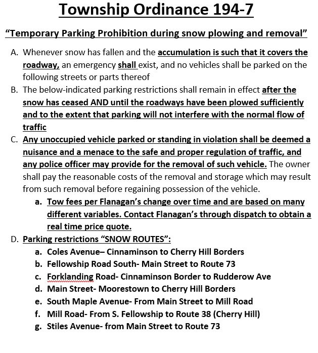 Maple Shade Police tweet media