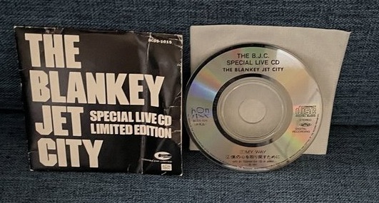 CDの断捨離中。ブランキーの非売品8cmを発掘。セカンド発売時の懸賞で