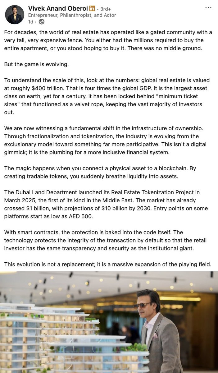 integra_layer's tweet photo. Real estate was never meant to be exclusive. It just lacked the right infrastructure.

Fractionalization and tokenization are not features, they are foundational upgrades to how ownership, liquidity, and trust work at scale.

This is exactly why Integra exists. https://t.co/qm175KAtcb