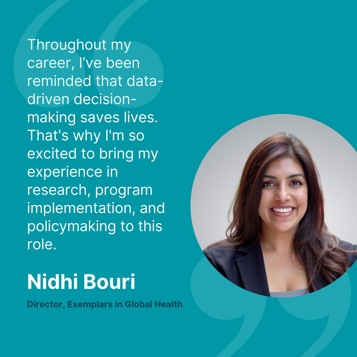 Exemplars in Global Health tweet media