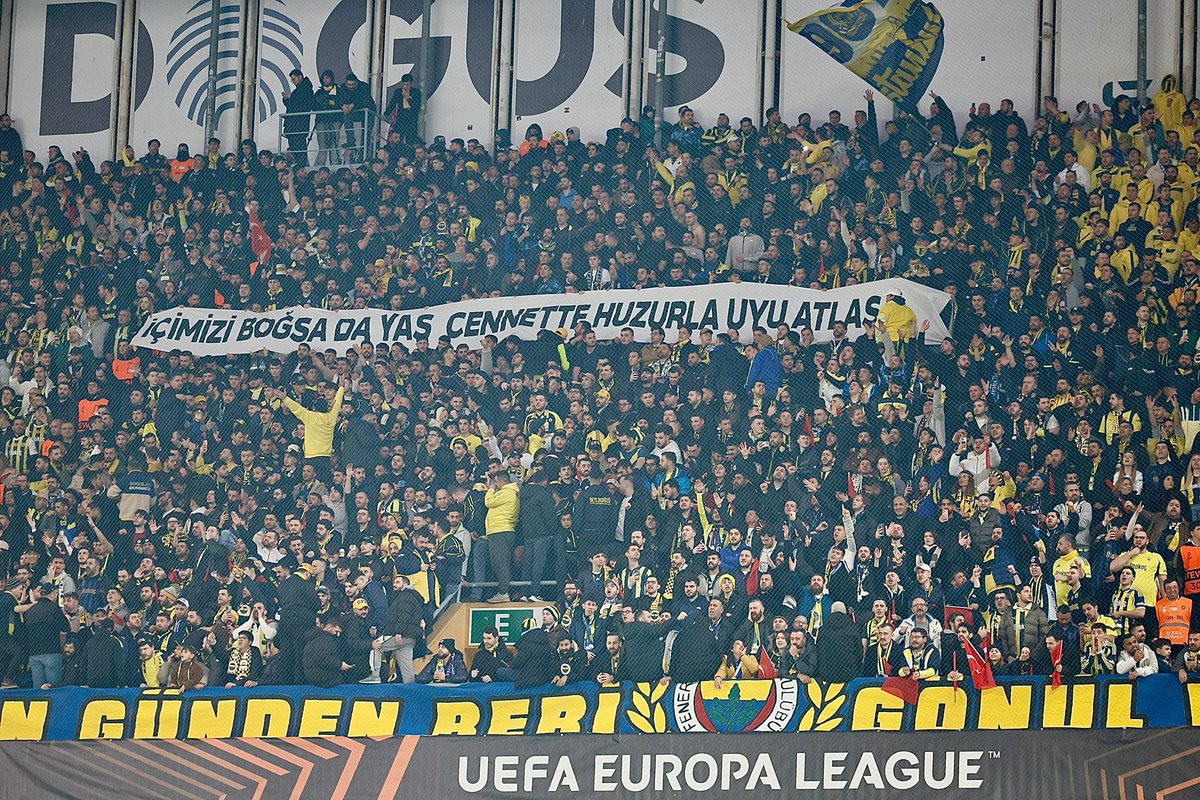İÇİMİZİ BOĞSA DA YAS, CENNETTE HUZURLU UYU ATLAS!

#GençFenerbahçeliler
