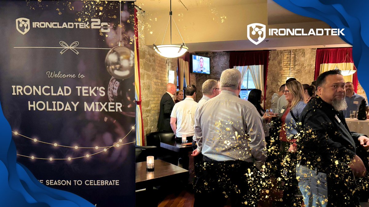 ironcladtekinc's tweet photo. The end of the year moves fast, which made our Holiday Mixer even more meaningful.

No slides, no agenda. Just good company, great convos, and a chance to slow down with the people who make this all worth it.

Thank you to everyone who joined and those who couldn't make it. https://t.co/m5Xgq9yGf3