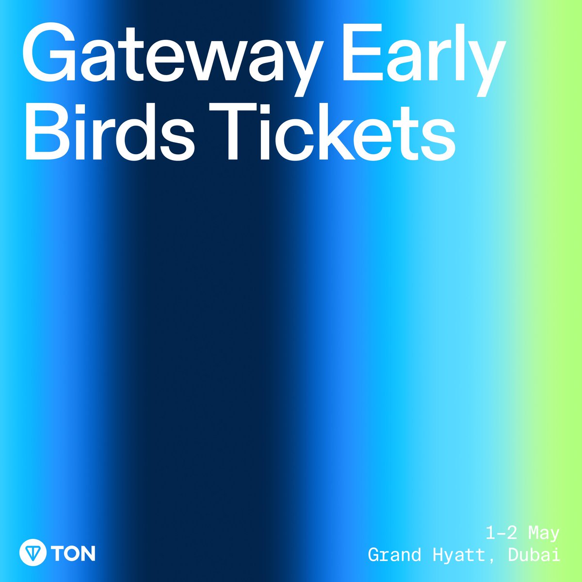 ton_blockchain's tweet image. 99 Days to TON Gateway 🇦🇪

Every chapter needs a return but this one changes the story.

On May 1st, Gateway opens its doors again.
🎟️ Early Bird tickets are now live! Reserve yours below👇

Dubai, get ready.