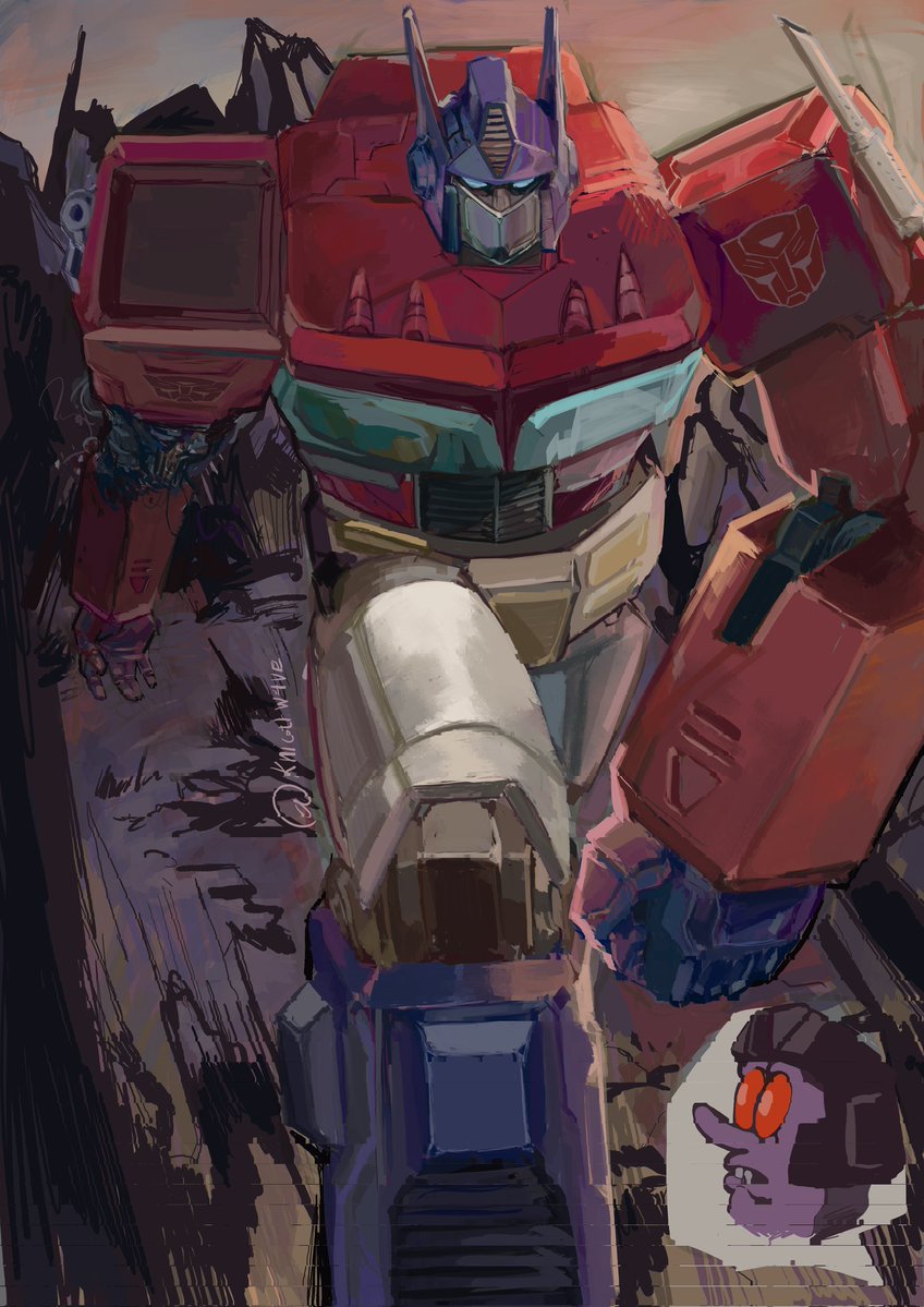 knigthwave's tweet image. Daddy is home!!
#transformers #Maccadam #OptimusPrime