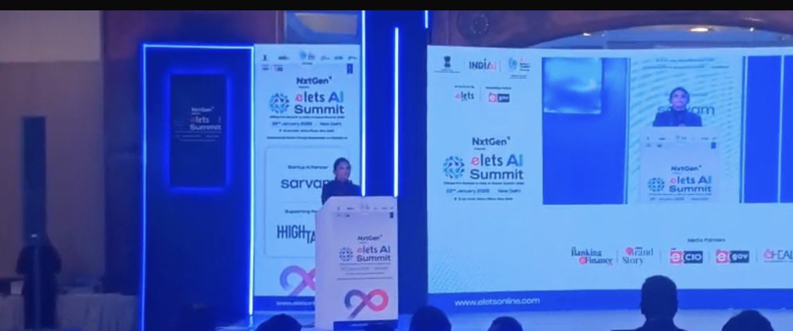 PadmaDc's tweet photo. #EletsAISummit2026 the #PreSummit capturing how policy vision, digital public infrastructure, and enterprise innovation are shaping India’s AI future.
#EletsAISummit2026 #AISummit #AISummtDelhi #AIinIndia #PreSummit | IndiaAI | Ministry of Electronics and Information Technology https://t.co/htEfyRA21d