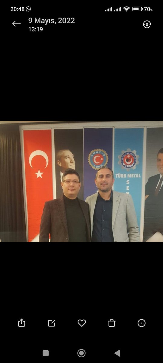 #YaşasınTürkMetal 
Rabbim birlik beraberlik içerisinde nice toplu sözleşmeleri zaferle bitirmeyi nasip etsin inşallah
#YaparsaTürkMetalYapar