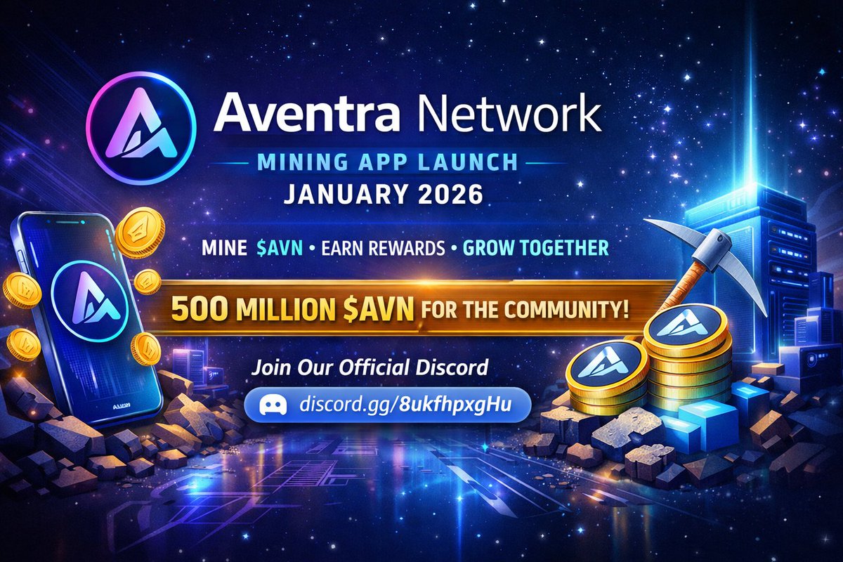 🚀 Aventra Network Official Discord

Be part of the next-generation mining ecosystem.
Mine $AVN, earn rewards, and grow with a global community.

💬 Join our Official Discord Server for:
✅ Updates &amp; announcements
✅ Community discussions

👉 Join now: discord.gg/8ukfhpxgHu