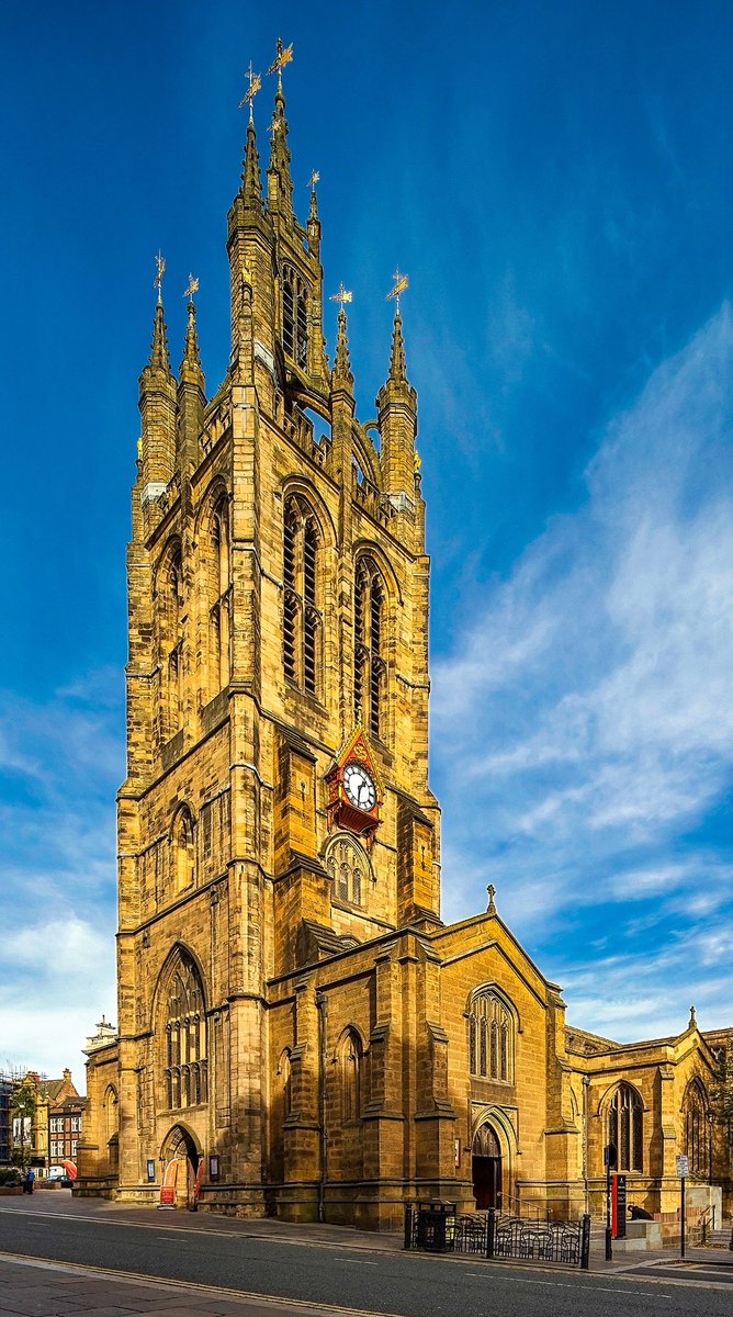 GraemePeacock1's tweet photo. Soaring spires :) @nclcathedral https://t.co/4ydrOCAiUS