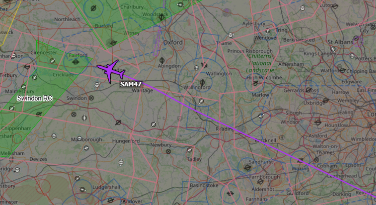 Andyyyyrrrr's tweet photo. 17:46 SAM 47 USAF C-32/A (757-200)
Departed from Zurich inbound to Shannon as POTUS Support.
Working London control 135.250
#SAM47 Tail : 09-0016 https://t.co/FUOrcrvnji