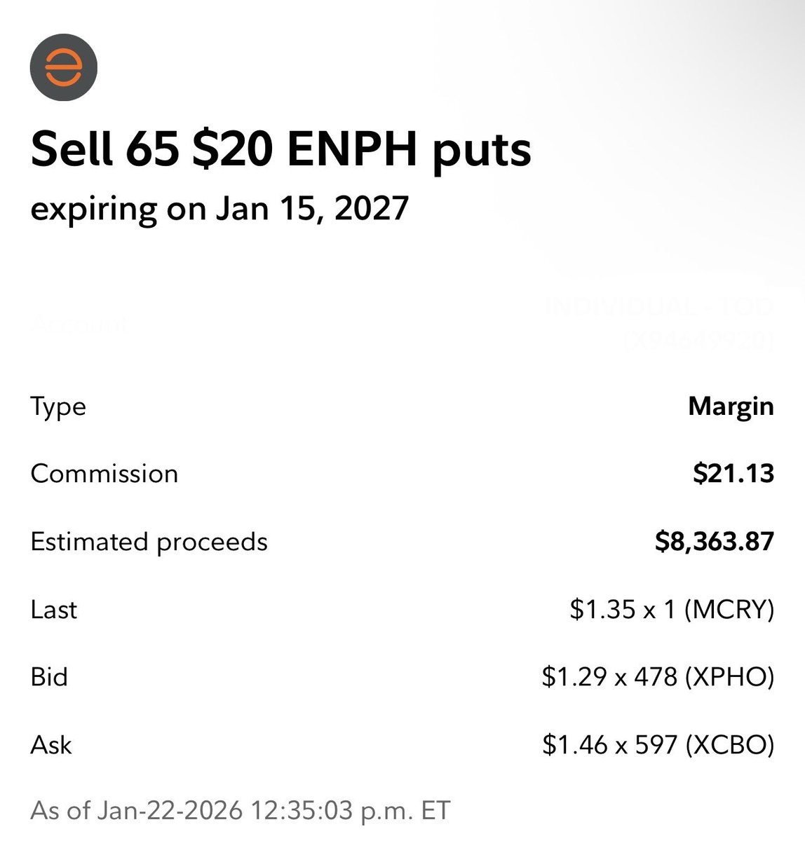 More $ENPH action.