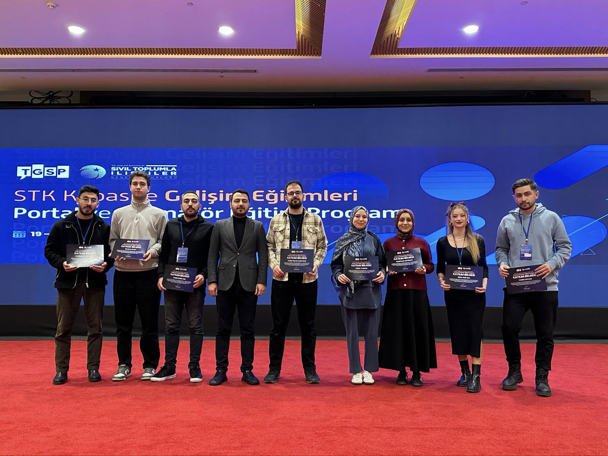 Türkiye Gençlik STK'ları Platformu - TGSP tweet media