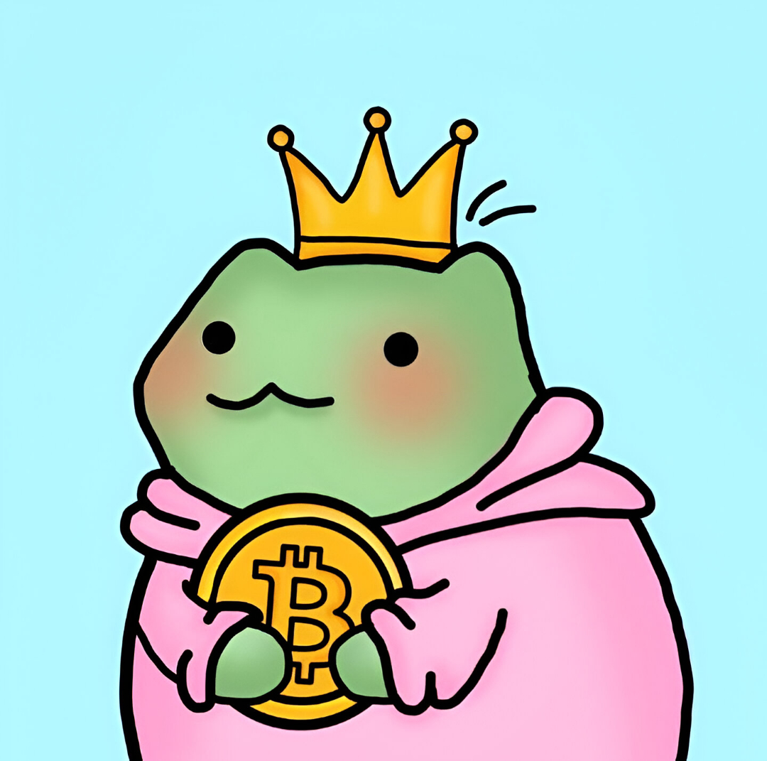Luna_Chibi00's tweet photo. Crypto frog king ๐๐ธ holding Bitcoin ๐ cute and wholesome vibes
#ArtLovers #btc #lookingforcomms #cartoonart
#artgallery #animetwt #commisionsopen https://t.co/NUrtDbAz4o