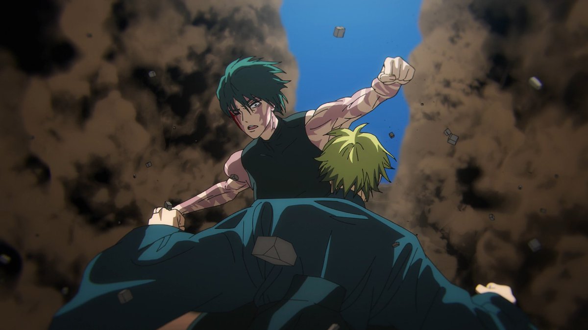 iD7nez's tweet photo. اخراج المشهد تاريخي تحس انك انت الي لقمت الضربه
#jujutsukaisen https://t.co/gxTqi2uPPW