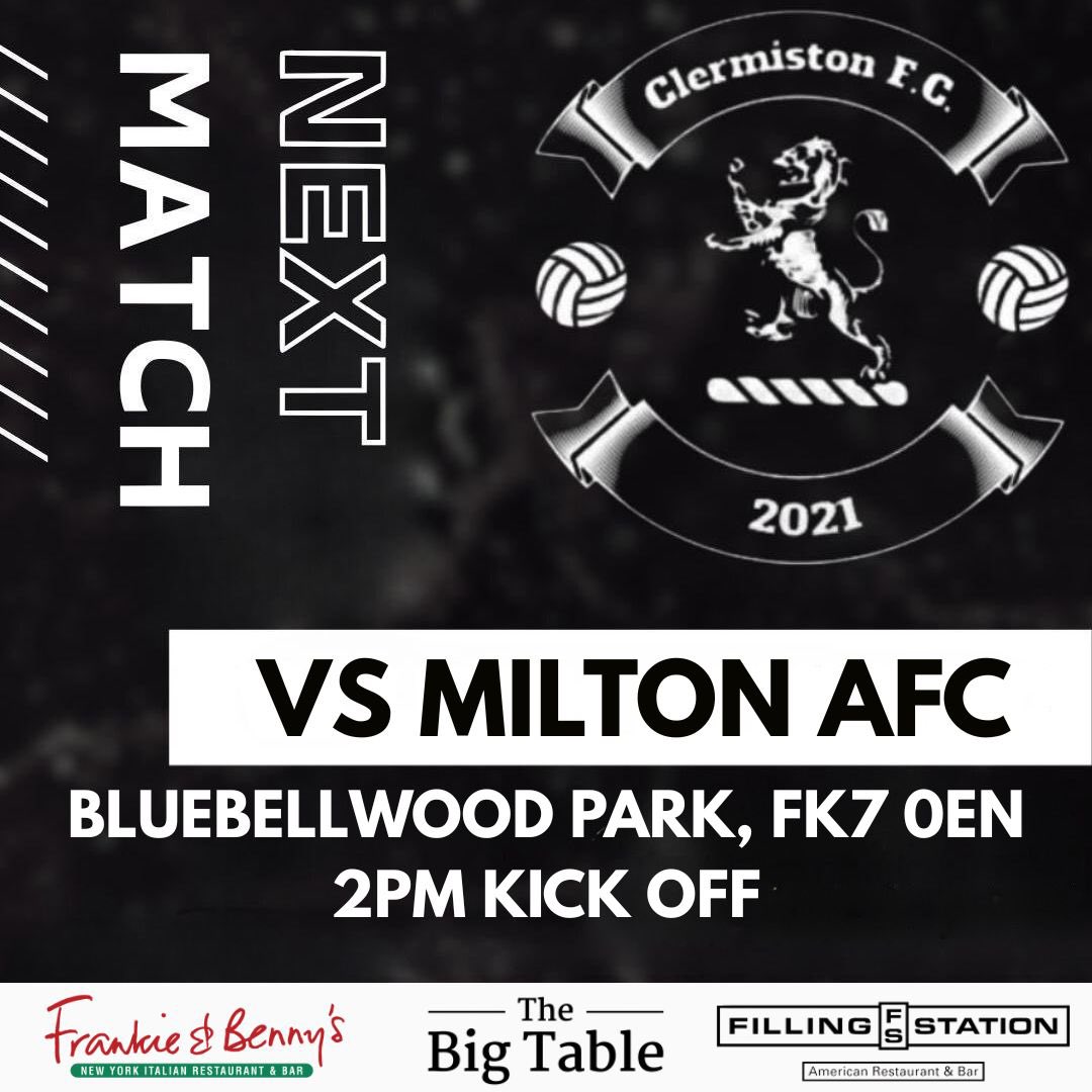 clermiston_fc's tweet image. NEXT MATCH ⚽️⚽️

We try again this weekend after last weeks postponement. We face Milton for a place in 1/4 finals of the eos. Boys are looking forward to it and as always any support would be appreciated. MON THE CLERRY 💜🤟