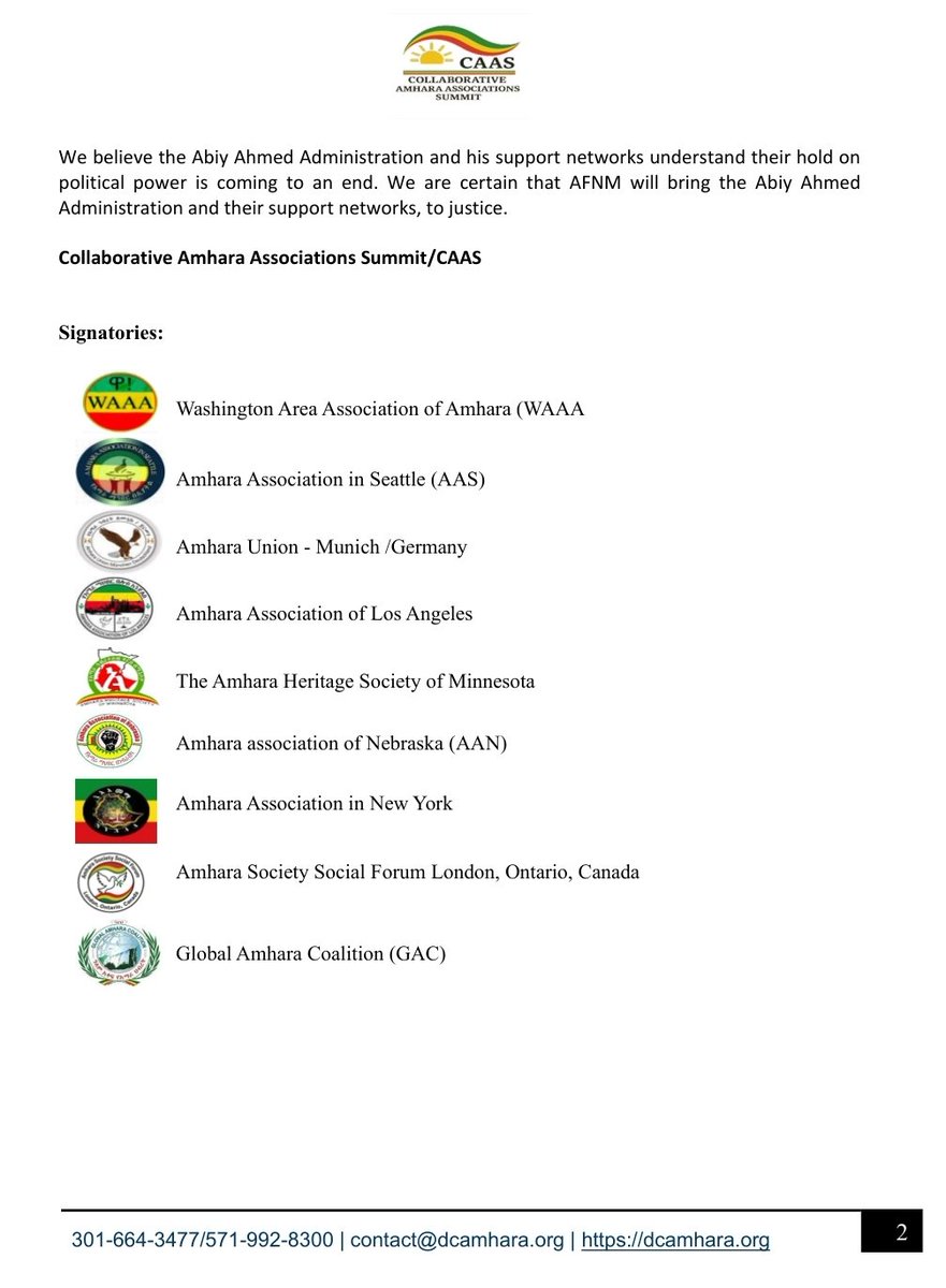 Amhara Association of Los Angeles tweet media