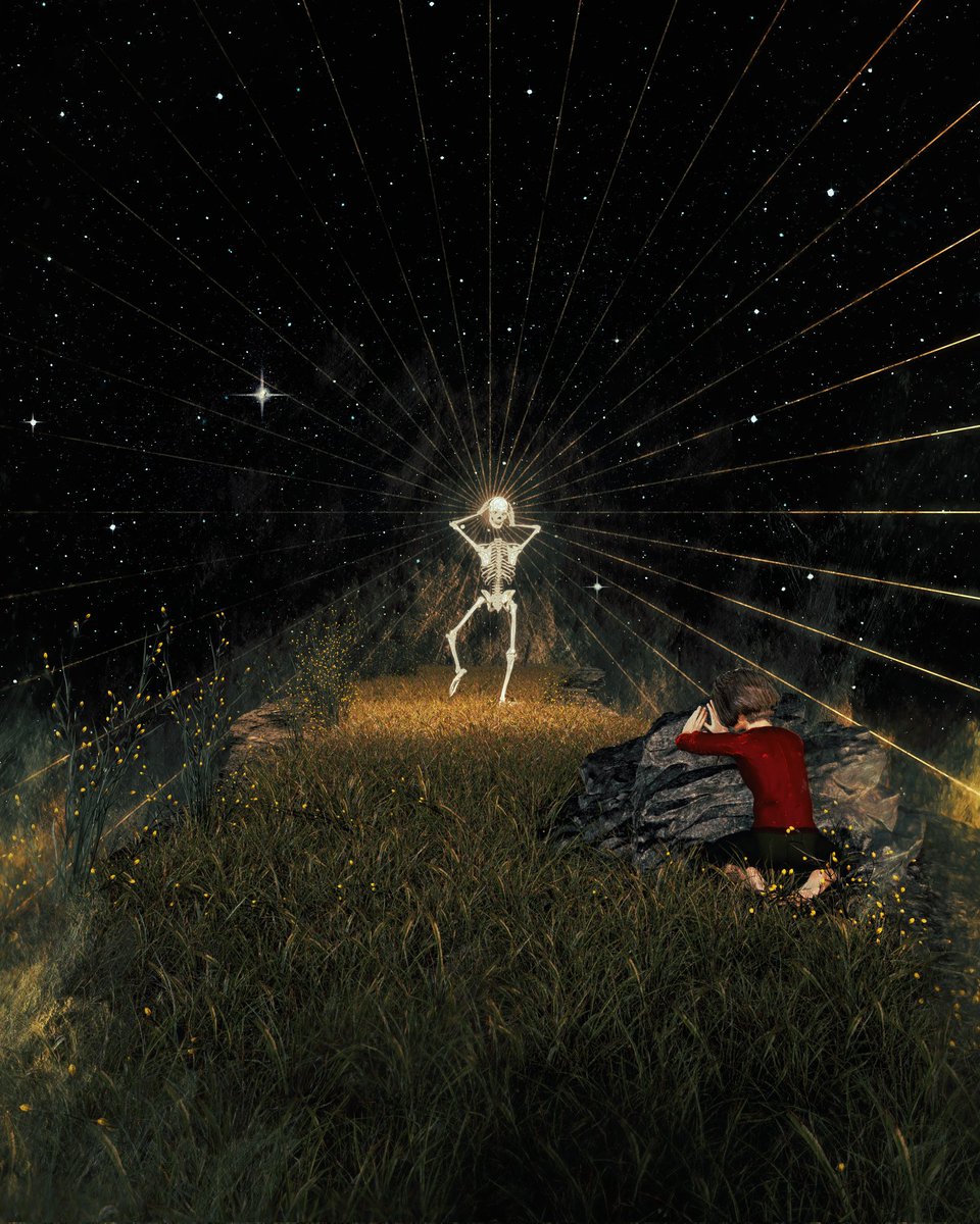 DEATH DOTH DANCE AT NIGHT

#darkart #darkaesthetic #goth #painting #3dartist