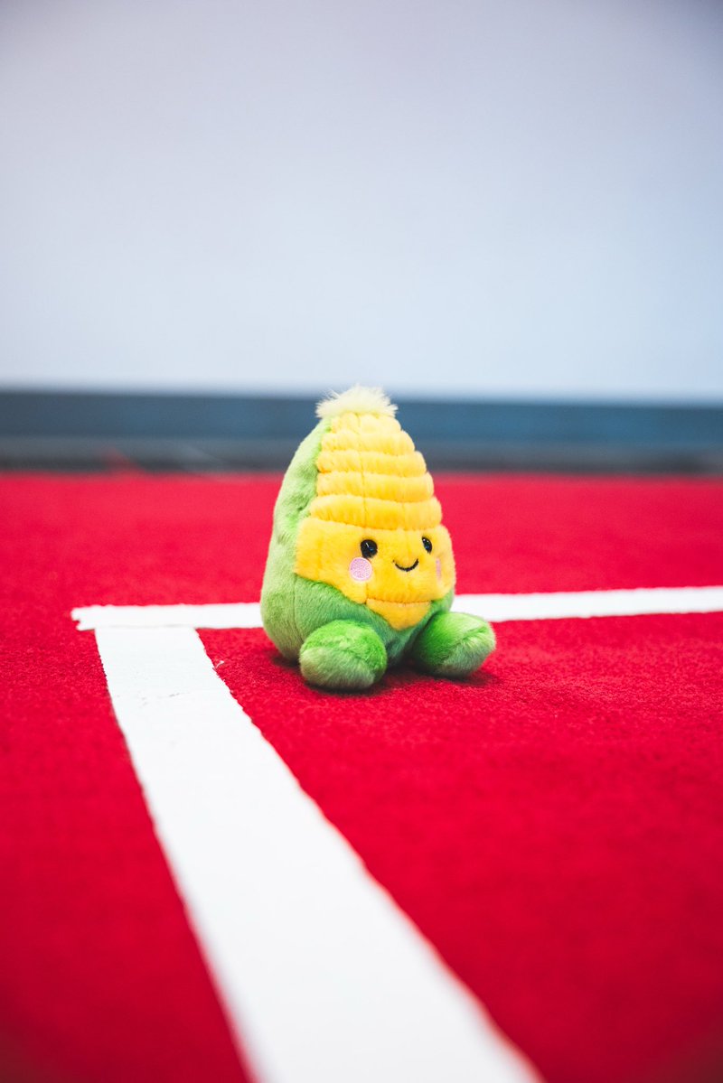 HuskerWGym's tweet image. Meet the newest Gymsker! 🌽

Come cheer us on this weekend vs. Minnesota and get your own corn plushie! #GBR