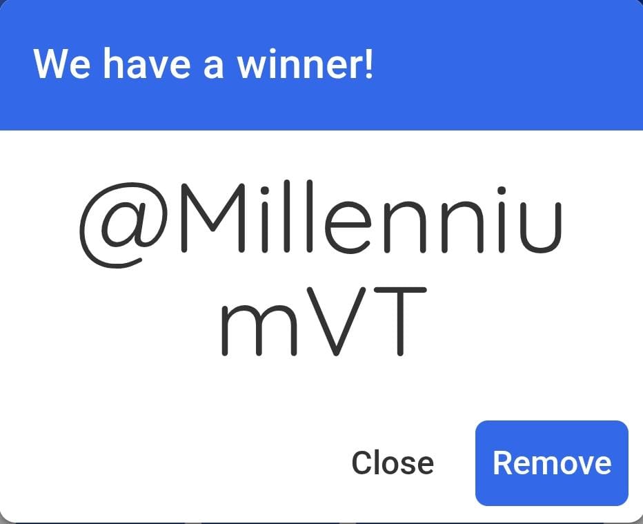 ✨RAFFLE WINNER✨

Congrats to <a href="/MillenniumVT/">Millennium ⚔️👑❄️(Salamin, Salamin cover OUT NOW)</a> for winning this giveaway. 

For the winner please send your character ^^