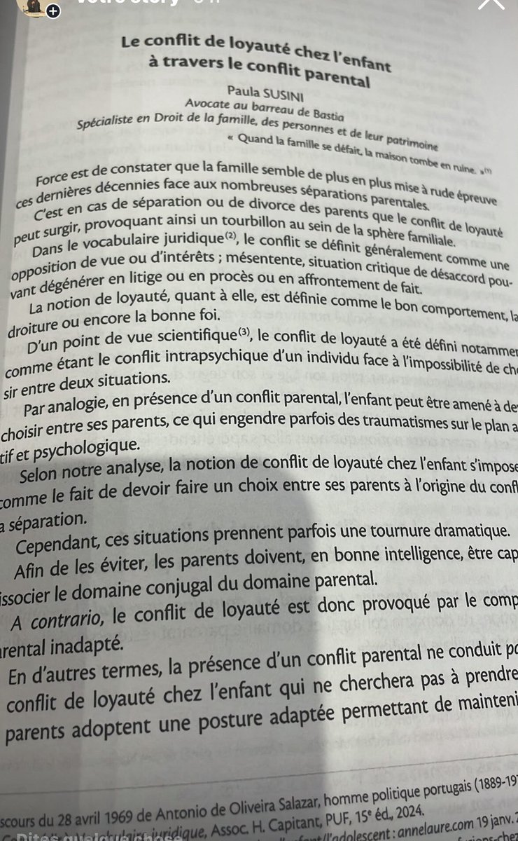 PMSusini's tweet photo. L’ouvrage « le père » publié chez Lexisnexis est en vente depuis le 14/01/2026 - dans lequel je propose une analyse approfondie du conflit de loyauté chez l’enfant face à travers le conflit parental. ⤵️ #avocatspecialiste #droitdelafamille https://t.co/IPHhoZ4zNn
