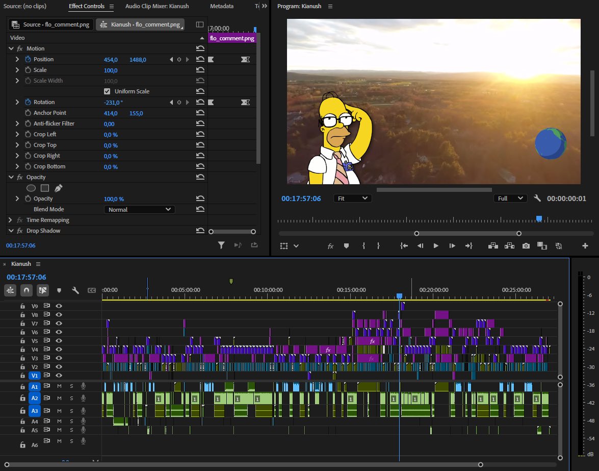 Wenn du eigentlich nur eine kurze Reaction machen willst und dann doch wieder über einen Monat an einem gescripteten Video arbeitest😅 Das Projekt enthält bis jetzt 693 Videoclips, Bilder und Animationen sowie 285 Audioclips.