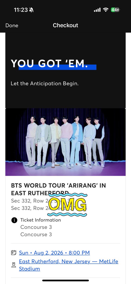 hangsangvmin's tweet photo. LIVING FOR MY 2020 SELF THAT GOT ROBBED 🥹😻 D1 &amp; D2 YUPPP #ARIRANG_Tour #BTSTOUR https://t.co/A0KAabvTup