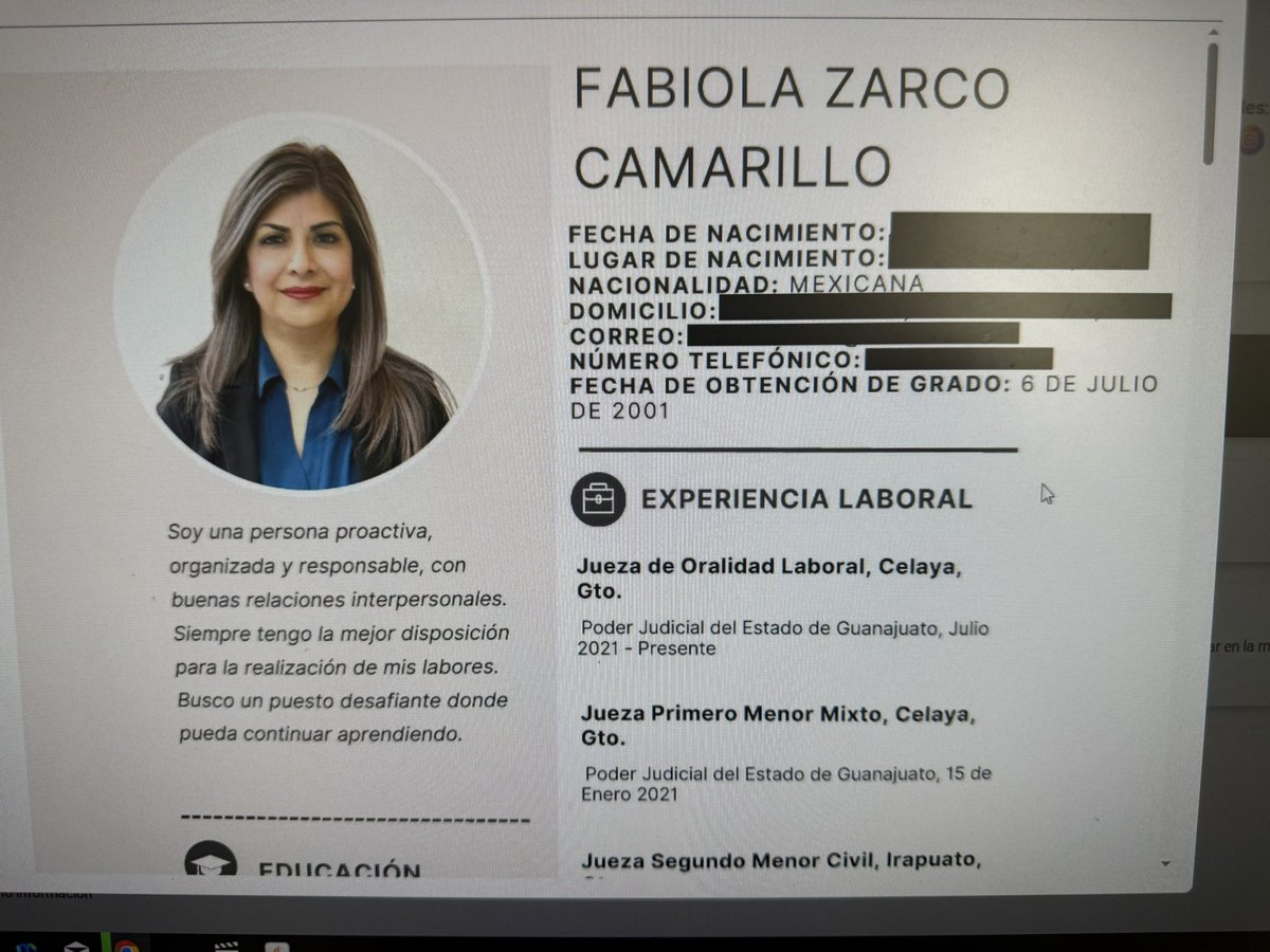 CarlosArteagaTo's tweet image. Decían que iban ser cercanos al pueblo pero la electa del laboral de Guanajuato  le está negando el amparo directo a una trabajadora que fue obligada a renunciar por estar embarazada.

Desconocen por completo la perspectiva de interseccionalidad de vulnerabilidades.