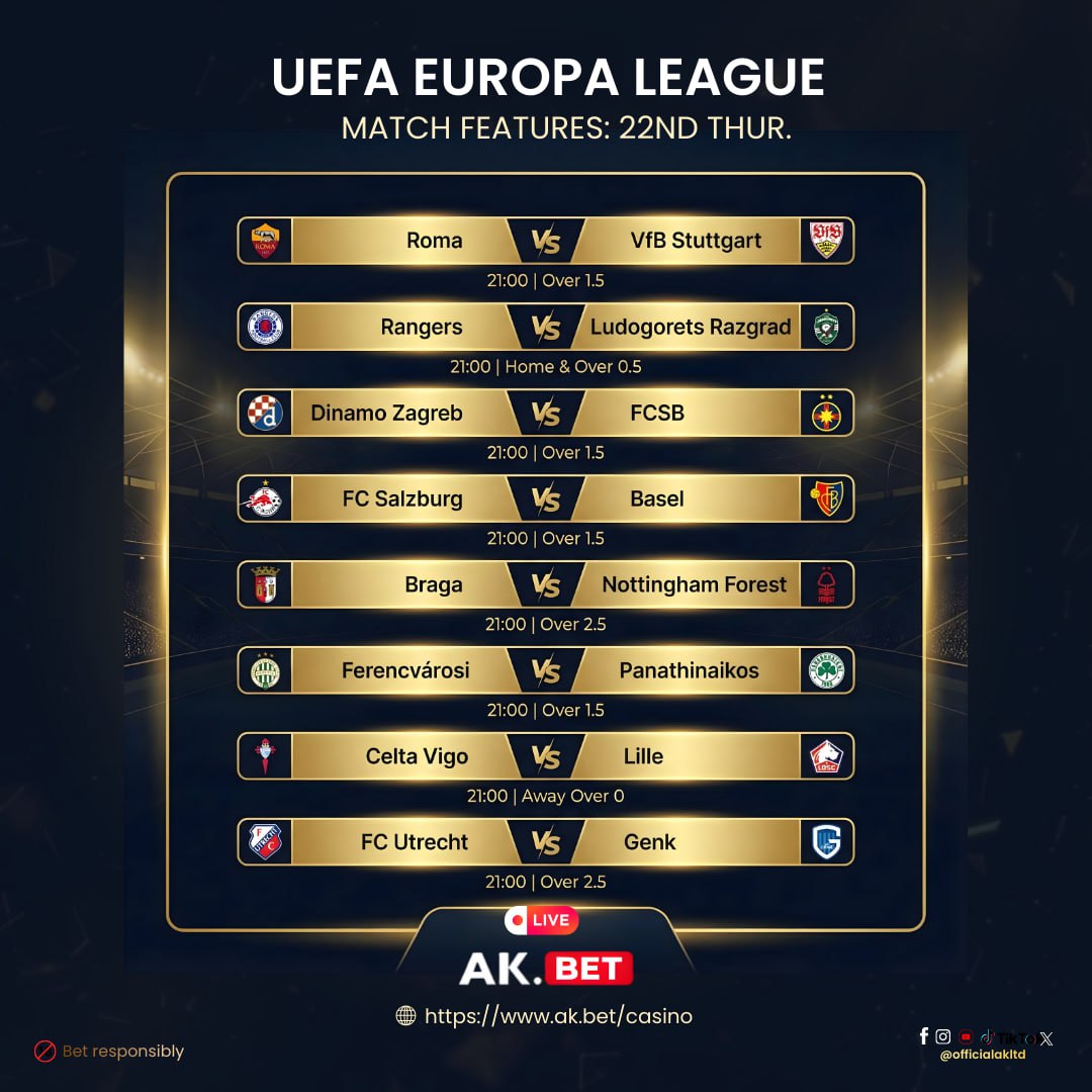 officialakltd's tweet photo. Watch the action. Win the moment. AKBET.
#ChristianBBL #GroupUp #Wizkid #Peller #Ronaldo #Diddy #Bangladesh #EuropaLeague https://t.co/H5M6lCkB7C