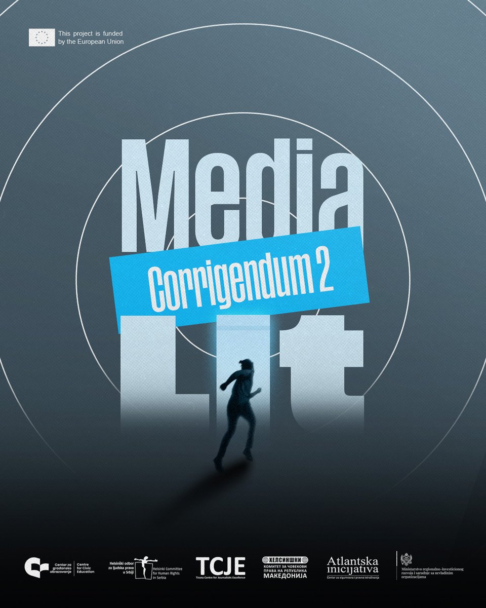 📢 MEdIA - Lit CfP CLARIFICATIONS PUBLISHED

🔎 For detailed information, please consult the official documents and make sure to carefully review both the Clarification and Corrigendum 2.

📌 The MEdIA–Lit project is implemented by CCE/CGO 🇲🇪 in partnership with <a href="/HelsinskiOdbor/">Helsinški odbor za ljudska prava u Srbiji</a>