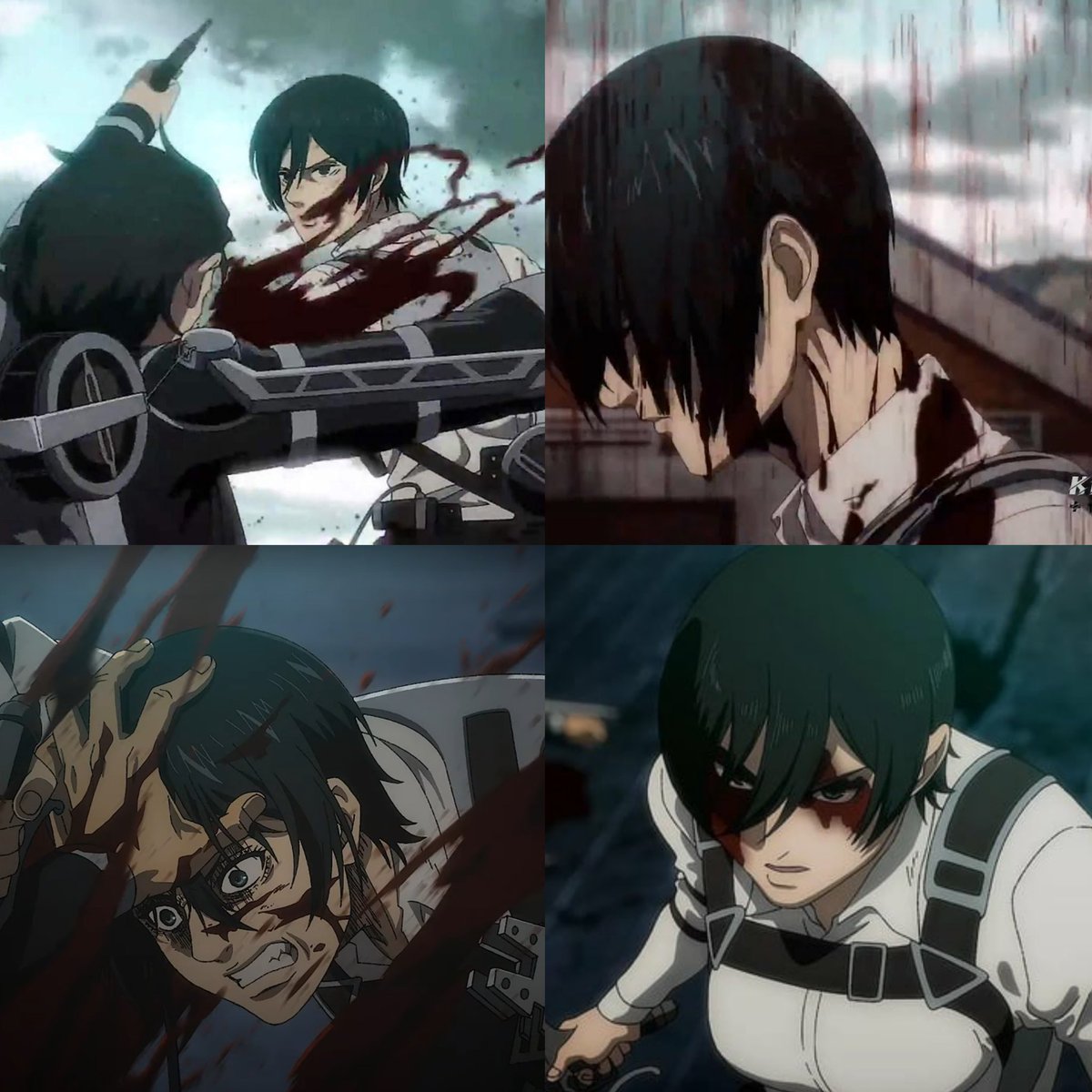 Two queens butchering MFs 

#makizenin 
#mikasaackerman 
#呪術廻戦