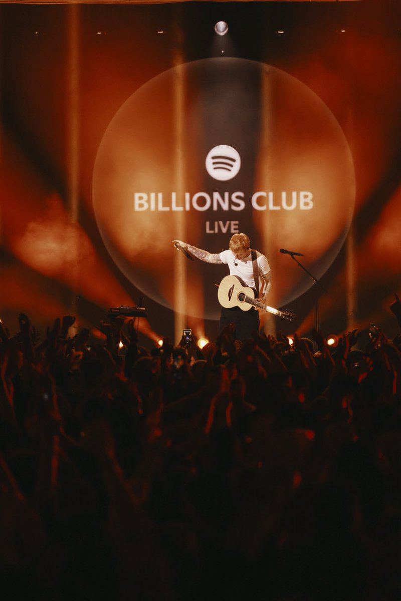 Spotify has released ‘Billions Club Live with Ed Sheeran: A Concert Film.’

Watch: open.spotify.com/episode/6VilGo…