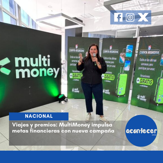 acontecercomsv's tweet photo. #Empresariales🌟✈️ @MultiMoneyReg apuesta por motivar a sus clientes con una promoción que combina experiencias, viajes y recompensas en efectivo.
Mas información aquí:https://t.co/T2vyuyyDlM

#MultiMoney #PromociónEspecial #ViajeInternacional 6
📝KG https://t.co/UxwtiqUSpi