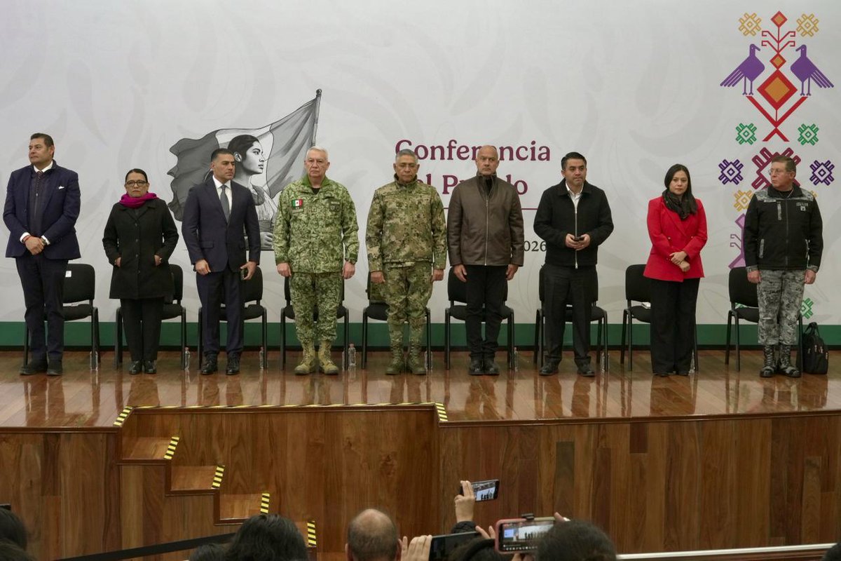 📢 Destaca presidenta <a href="/Claudiashein/">Claudia Sheinbaum Pardo</a> reducción de delitos en Puebla

<a href="/armentapuebla_/">Alejandro Armenta</a> 

📰 puebla.gob.mx/index.php/noti…

#PensarEnGrande #PorAmorAPuebla