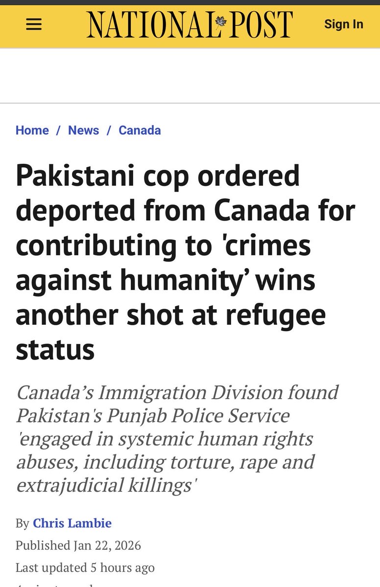 ryangerritsen's tweet image. “engaged in systemic human rights abuses, including torture, rape and extrajudicial killings”

But gets another shot to stay in Canada.
The entire system needs to be dismantled, it’s broken beyond repair.