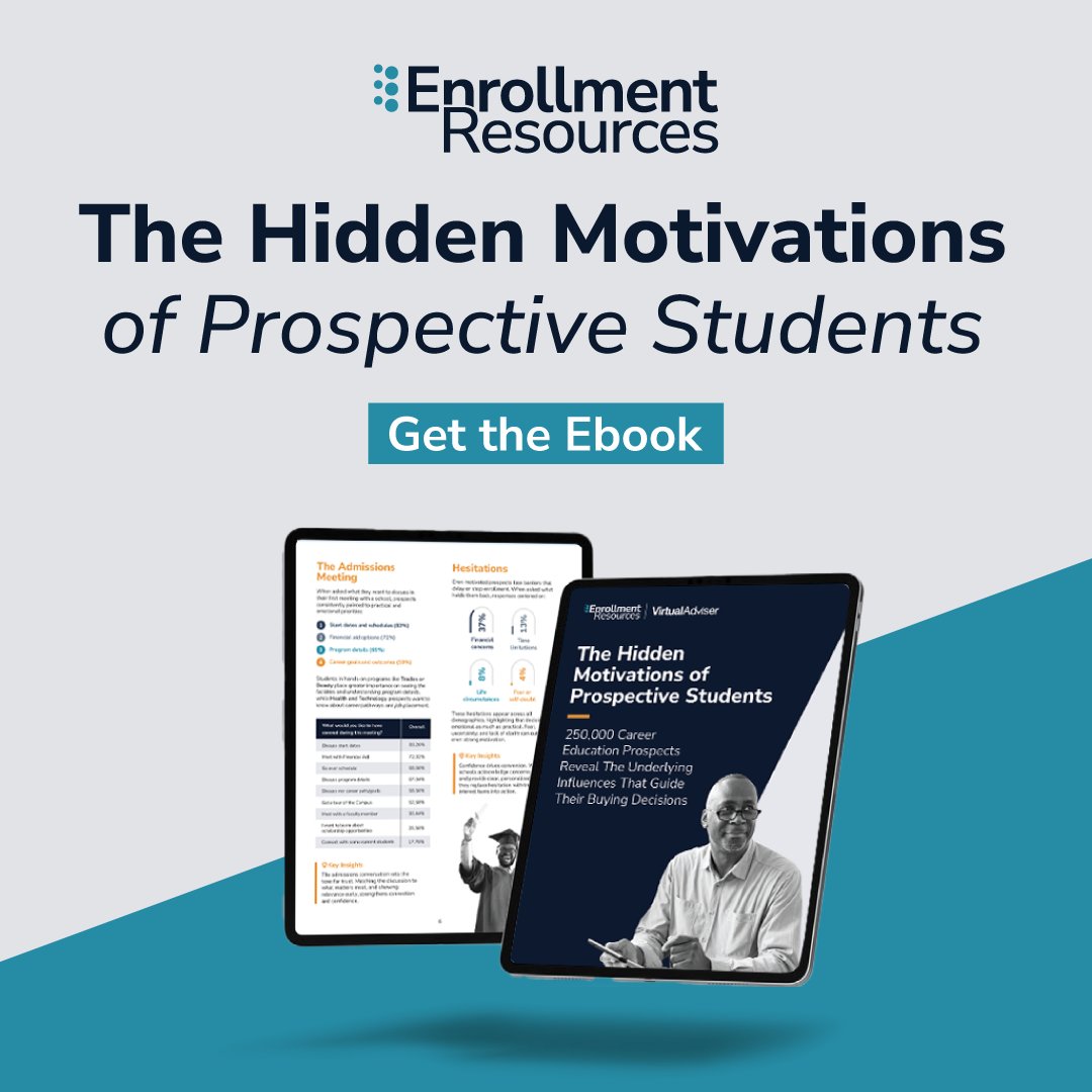 Most prospects don’t decide logically. They decide emotionally, then justify it.
We analyzed data from 250,000+ prospective students to uncover what actually drives engagement and enrollment.
The result is our new ebook: Hidden Motivations.

Get the ebook 
hubs.li/Q03_P1WC0