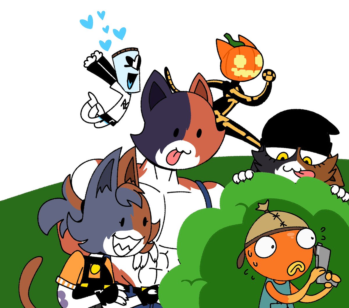 Fortnite Cats (comm)