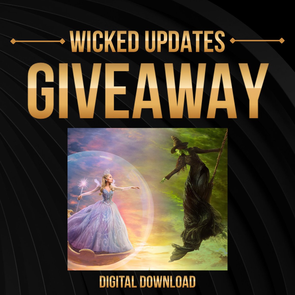˚｡⋆ ✴︎˚｡⋆ GIVEAWAY⋆˚｡⋆ ✴︎ ˚｡⋆

To thank you all for your continued support on this account these past years, I want to gift one of you with a digital copy of ‘WICKED: For Good’. 

To enter: 
• Follow this account
• Like &amp; repost
• Tag someone below who has changed