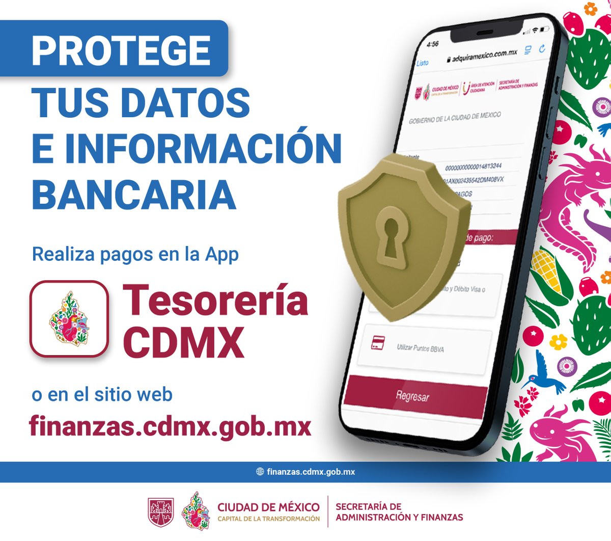 Finanzas_CDMX's tweet photo. Tus pagos son seguros en la App Tesorería CDMX y en https://t.co/AyyEZiUFaS ✅
¡Verifica el sitio y evita fraudes! 💁‍♀️
#LaSAFContigo https://t.co/aDqL3AmpKi