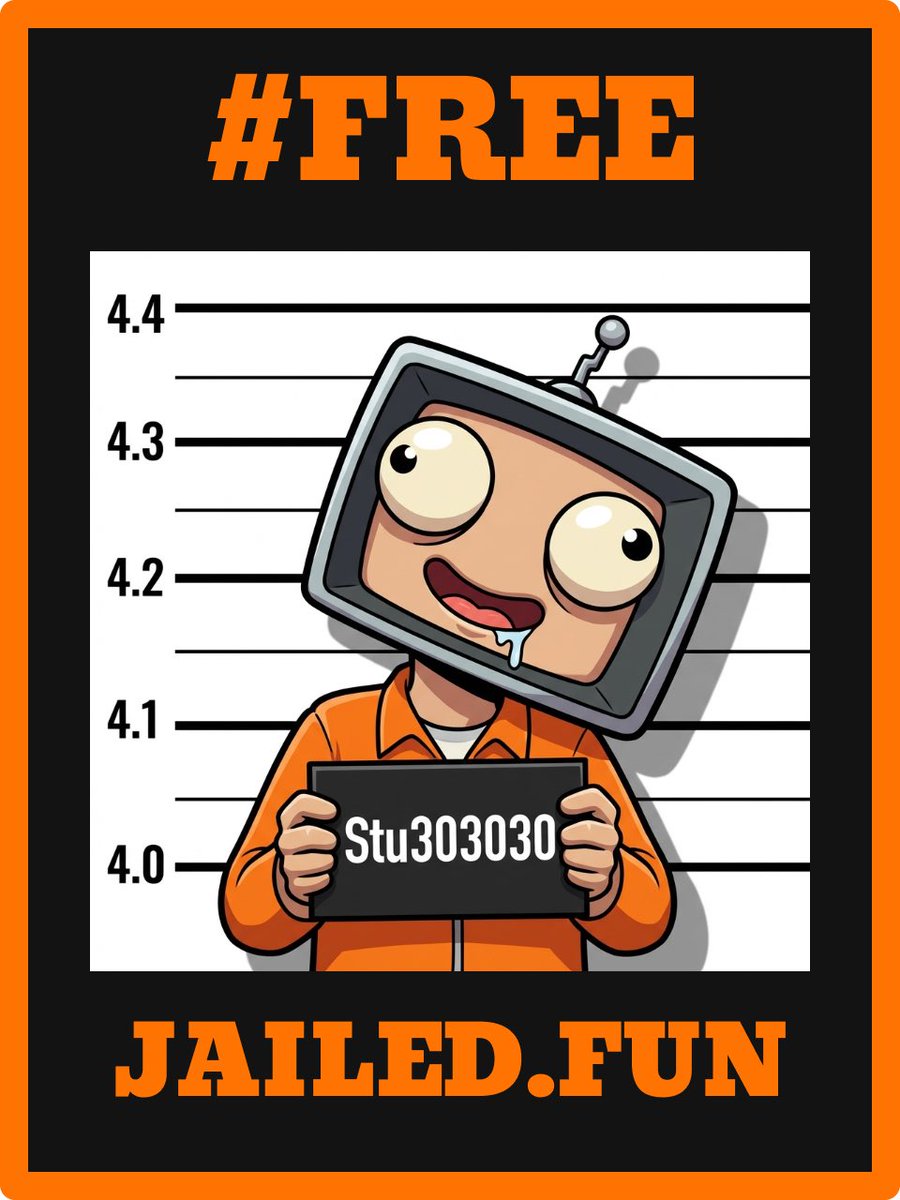 stu303030's tweet photo. i got life sentence 😭💀

moving into @Jaileddotfun soon https://t.co/FXq1xelfOP