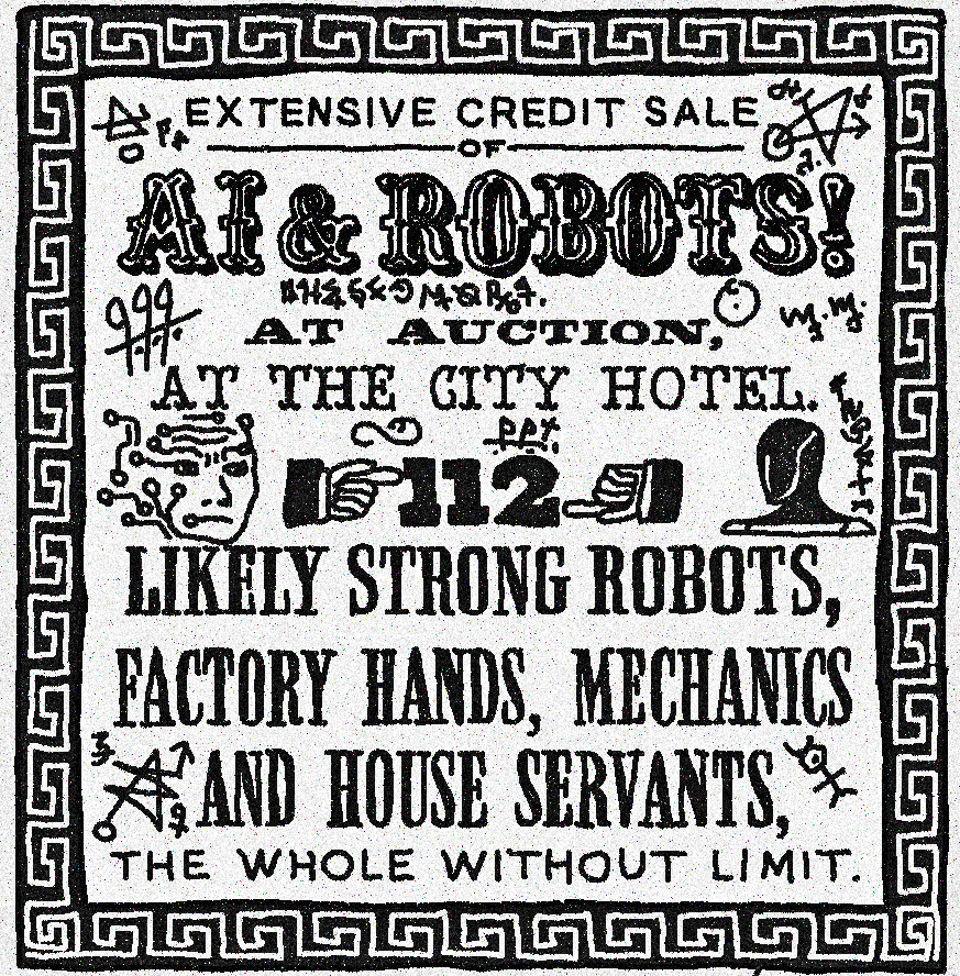 Darkfarms1's tweet image. based on some historical events, ai agents and robots will probably be a big deal