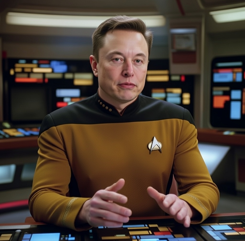 BoersenMixtape's tweet photo. "We want to have like Star Trek really for real. We actually have giant spaceships traveling through space, going to other planets, traveling to other star systems."
Captain Elon at #Davos2026 
🥹 https://t.co/VBL7vbKb7P