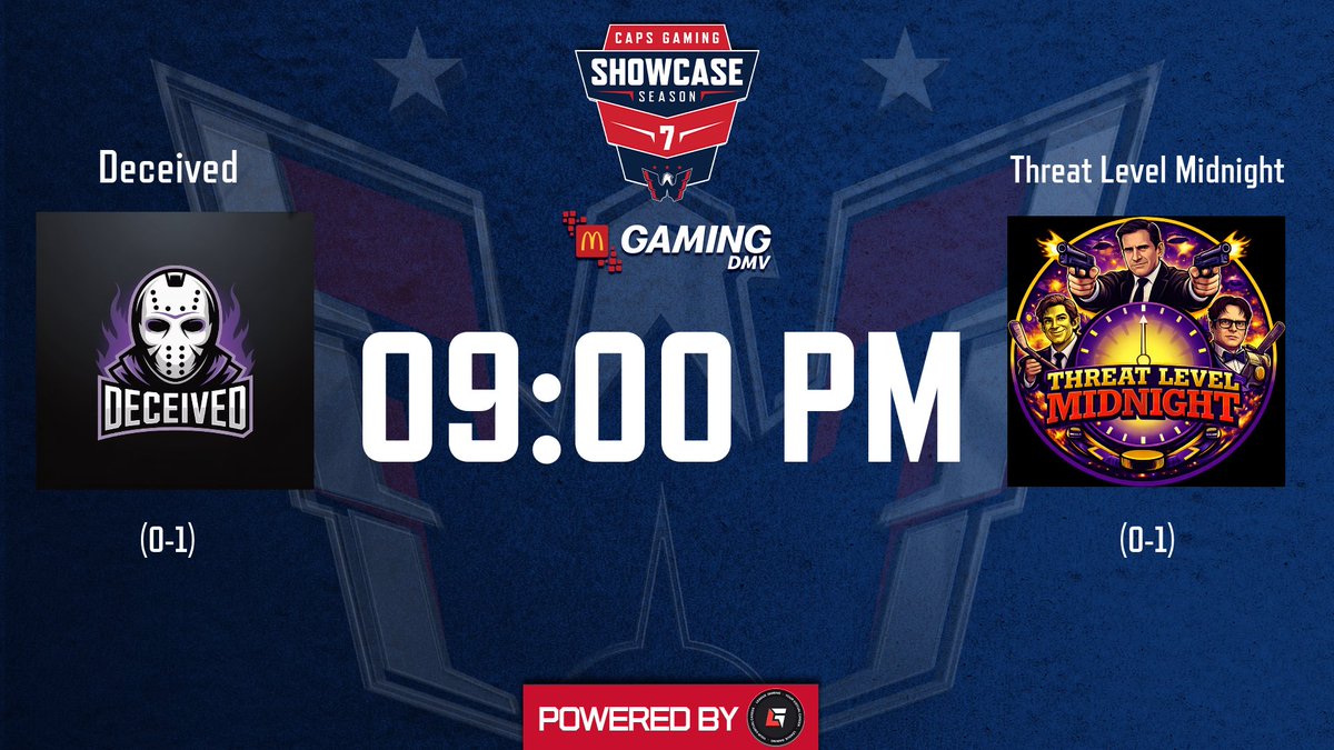 DeceivedNHL's tweet photo. The fellas look to rebound tonight against Threat Level Midnight. Games start at 9PM 🤝 https://t.co/YQHM1EDBlW