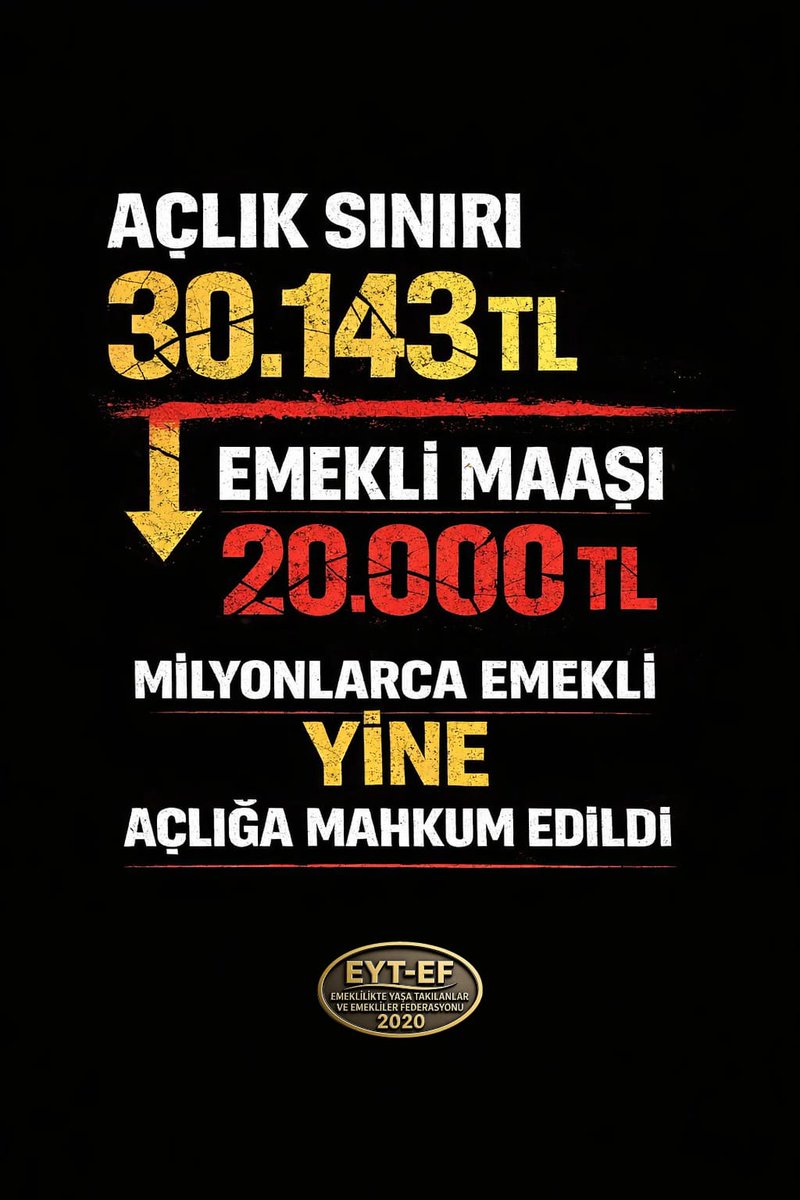 Bir Kez Daha Yaziyoruz ...!!!

#Enflasyon Farkı Zam Değildir...!!!

Kimse Emeklilere ZAM Yaptik Demesin ...!!! 

Emeklilere Sahip Çıktık Demesin !

Açlık Sınırı Altında Emekli Maaşı Olamaz...!!!

#EmeklilerAyağaKalkın
#AkpMhpEmekliyiBitirdi
#5000KısmiHükümetinEseri