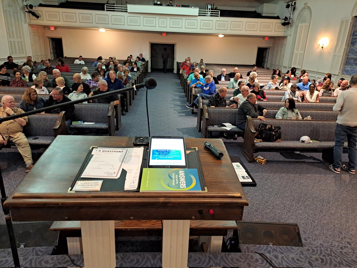 Loved leading our "Can I Ask You A Question?" evangelism training at FBC-Dover, FL yesterday!  141 attended!  Big thank you to my dear friend, <a href="/BradleyGraves/">Brad Graves</a>, for the invite! He's doing such a great job! And what a tremendous church &amp; staff!

From pastors: tinyurl.com/3rze4d87