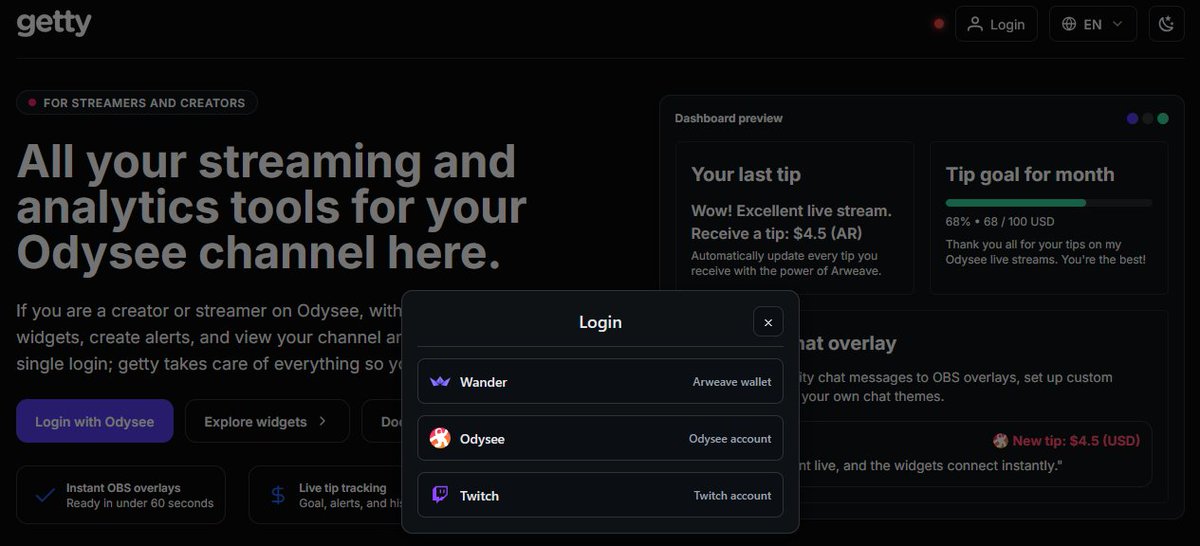 We're always cooking... now you can link your Twitch account and display the live chat in the overlay with your Odysee chat.

Compatible with subscriber badges and emotes. 🙌